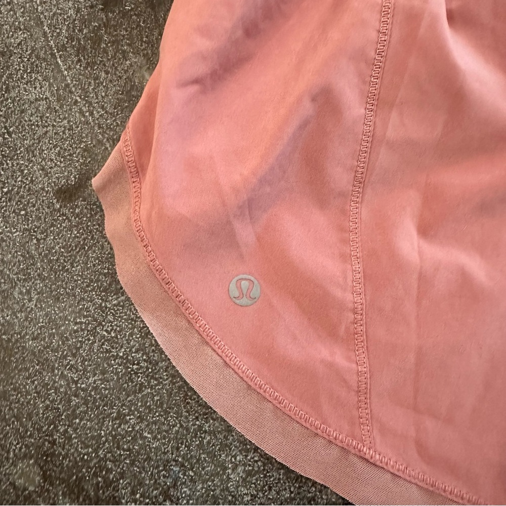 Lulu lemon Lululemon Anew Short 4" Quicksand mauve pink like new size 6 - Picture 8 of 15